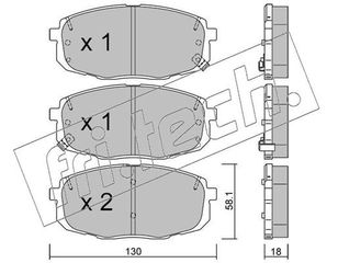 ΤΑΚ. HYUNDAI KONA ALL 18  E  ME ΖΑΝΤΕΣ  5291 58101M0A10 58101M0A00 58101J9A50