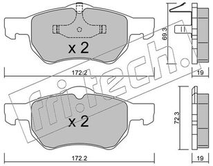 ΤΑΚ. CHRYSLER VOUAGER 2.0   E  FRITECH  5390 K05072215AA 05072215AA K05015365AA 05072216AA 5072216AA 5072215AA 5015365AA 05015365AA