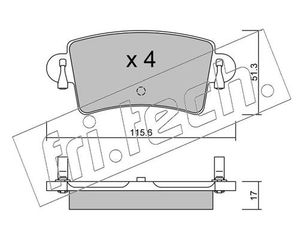 ΤΑΚ. NISSAN-OPEL-RENAU. FRITECH  O  5620 4406000Q2K 4403467 95515197 4406000QAE 8660004483 7701206763 93173182 9111467 1605982