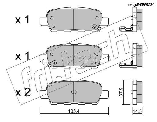 ΤΑΚ. NISSAN            FRITECH  O  6280 D4060J400A AY060NS051 D40603NK0A 5581050Z20 AY060NS039 AY060NS045 5581050Z02 5581050Z01 D40609HM0A D40601GZ0C D40603AW0A AY060NS047 AY060NS906 D40601MB0A AY060N