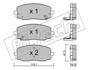 ΤΑΚ. KIA PICANTO HYUNDAI I10   E   FRITE  6450