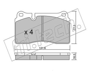 ΤΑΚ. VW TOUAREG 3.2 V6 04-   E   FRITECH  6750 4G432D007AA 8J0698151K 8J0698151G 7G432D007AA 8J0698151D 8J0698151E 7L6698151E 7L6698151G 7L6698151J 8D332C562BA JZW698151T 8J0698151H 8J0698151L 7P66981