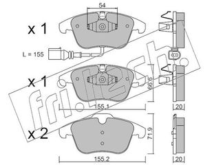 ΤΑΚ. VW TIGUAN 07-     FRITECH  E  6911 5N0698151C