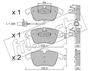 ΤΑΚ. AUDI A4 1.8 TFSI FRITECH  E  6912 8K0698151F 8K0698151A