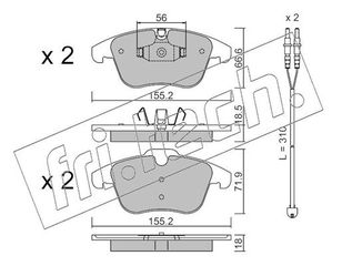 ΤΑΚ. CITROEN C5-PEUGEOT 508 1.6 THP,1.8,  6915W 1610103880 1609253180 1619790280 4254A7