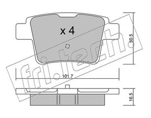 ΤΑΚ. FORD MONDEO III ALL    Ο  FRITECH  6930 5F9Z2200B 1521329 7F9Z2200A 4S712M008AB 8G1Z2001A ME4S7J2M008AB