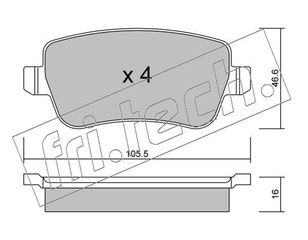 ΤΑΚ. FIAT CROMA 1.8 16V  O  FRITECH  7220 77364169 77363607 71772219 71770036 77363610 71770034 77364168