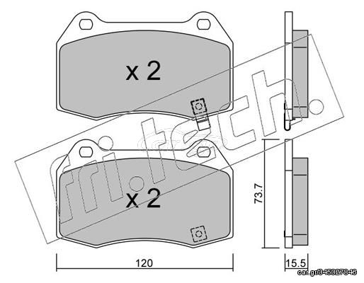 ΤΑΚ. NISSAN 350Z 3.5 06-  FRITECH  E  7540 41060CD026 D10F0CD00C 41060CD028 D1060CD00C D10F0CD026 D10F0CD028 41060CD094 D106MCD00J