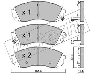ΤΑΚ. HYUNDAI H1 2.4 16V, 2.5 CRDI 08-  E  8010 581014HA01 581014HA10 581014DC00 581014HA00 581014HA50 581014DA00 581014AH50 581014DE00