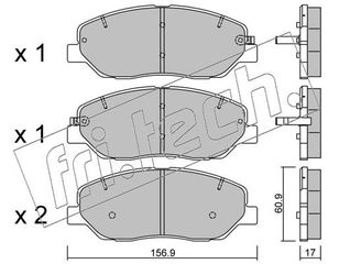 ΤΑΚ. HYUNDAI SANTA FE  FRITECH  E  8030 581012PA00 581012WA70 581012WA01 581014DU00 581010WA00 48130341A0 581013MA00 581013MA20 581013MA01 581012WA90 581012BA00 4813036B00 581012PA70 581012WA40 581012