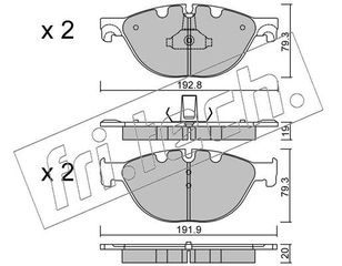 ΤΑΚΑΚΙΑ-BMW 5(F10) 535D 10- (FRONT)  8470 34112449268 34116793021 34116775322 34116851269 34116775318