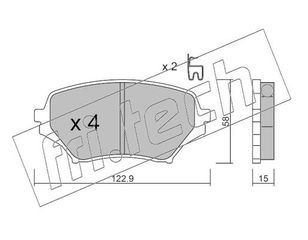 ΤΑΚ. MAZDA MX-5 III 1.8,2.0  05-   E  F  8870 N77Y3328ZB NFY73328ZD NF7Y3323Z NFY73328ZB NF7Y3328Z NFY73323ZB NFY73328ZC NF7Y3328ZB