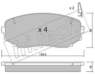 ΤΑΚ. MITSUBISHI ECLIPSE 1.5,2.2DiD 17  8891 4605B475 MZ690598 4605C248