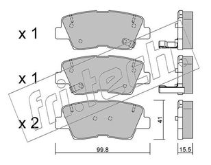 ΤΑΚ. KIA SOUL ALL 09-  O  FRITECH  9030 583022KA00 583223FA01 583022KA10 583023KA63 583023KA62 583022TA60 583023FA01 58302D3A00 583023XA30