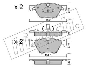 ΤΑΚΑΚΙΑ-BMW 5(F10) 518 D 13- (FRONT)  9350 34116858047 34116796844 3411685804702 34112449269 34116856591 3411685804701 34116872632