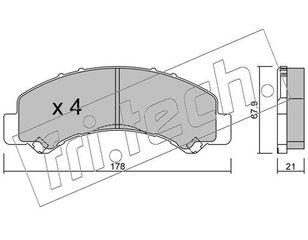 ΤΑΚ. ISUZU N-SERIE 06-  FRITECH  9410 8980912710 8973783510 8973652610 98216921 8982169210