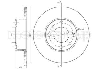 ΔΙΣΚ. FIAT UNO-DELTA-YUGO ( 227*10.8)  BD0021 RF6500250