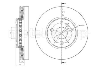 ΔΙΣΚ. MERCEDES CITAN (415)-RENAULT KANGO  BD1458 A4154200001 402064442R 8201464604 4154200001 4154210412 A4154210412 7701209839