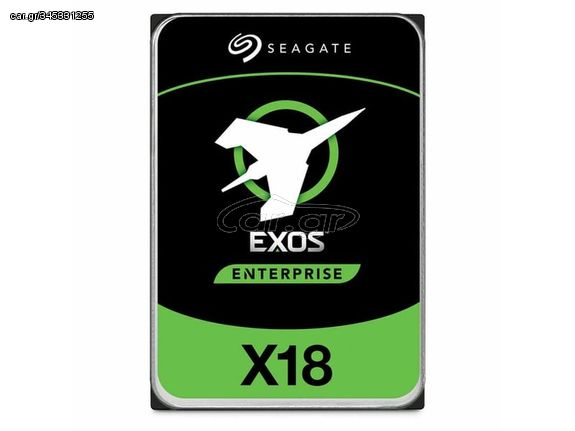 Seagate Exos X18 512e/4Kn 10TB HDD Σκληρός Δίσκος 3.5'' SATA III 7200rpm με 256MB Cache για NAS / Server (ST10000NM018G) - Πληρωμή και σε έως 9 δόσεις