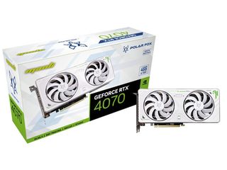 Manli GeForce RTX 4070 12GB GDDR6X Polar Fox Κάρτα Γραφικών (N71340700M26090) - Πληρωμή και σε έως 9 δόσεις