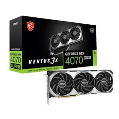 MSI GeForce RTX 4070 Super 12GB GDDR6X Ventus 3X OC Κάρτα Γραφικών (4070 SUPER 12G VENTUS 3X OC) - Πληρωμή και σε έως 9 δόσεις