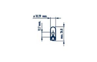 ΑΚΑΛΥΚΗ 12V-5W (ΠΟΡΤΟΚΑΛΙ)  17169