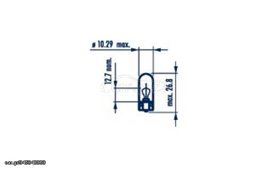 ΑΚΑΛΥΚΗ 12V-5W (ΠΟΡΤΟΚΑΛΙ)  17169