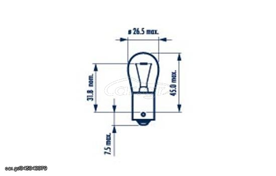 ΚΑΡΥΔ.ΜΟΝΟΠ.12V-21W  17635