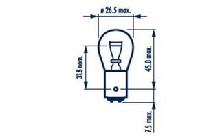 ΚΑΡΥΔ.ΔΙΠΟΛ.12V-21 4W  17881