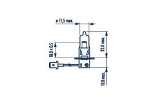 H3 12V-55W ΜΕ ΚΑΛΩΔΙΟ  48321