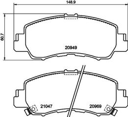 ΤΑΚΑΚΙΑ(FRONT)-MITSUBISHI ECLIPSE CROSS(  8DB355040521 4605B607 4605B481