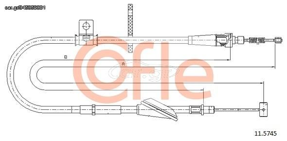 ΣΥΡΜΑ ΧΕΙΡΟΦΡΕΝΟΥ WAGON R ALL 03- R  AGI  115745 5441084E00000