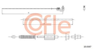 ΣΥΡΜΑ ΓΚΑΖΙΟΥ REN AC KIT FUNE ACCEL REN  92100387 7700846913 8200073162 7700415221 6025314861 7700843197 7700428588 7700802693 7700422152
