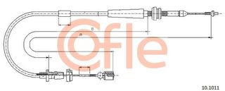 ΣΥΡΜΑ ΓΚΑΖΙΟΥ AU VW AC FUNE POLO 1,1-1,3  92101011 6N1721555A 6N1721555L