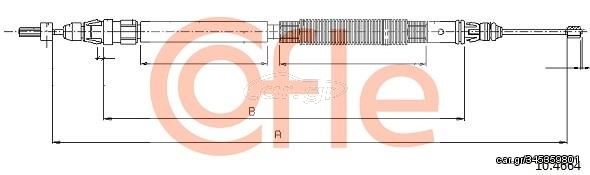 ΣΥΡΜΑ ΧΕΙΡΟΦΡΕΝΟΥ CIT FRE FUNE C4 PICASS  92104664 9676744080 4745Z8 474635 9683025380