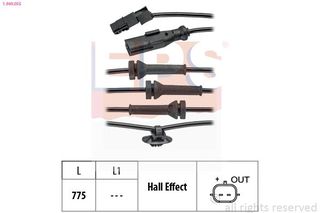 ΑΙΣΘΗΤΗΡΑΣ ABS ΕΜ. RENAULT MEGANE II 1.4  1960055 131577 8200404460