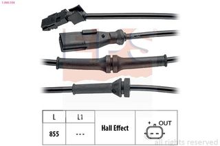 ΑΙΣΘΗΤΗΡΑΣ ABS ΟΠ. RENAULT MEGANE III 1.  1960104 479006271R 479000010R