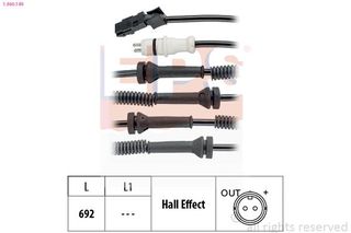 ΑΙΣΘΗΤΗΡΑΣ ABS ΕΜ. NISSAN PRIMASTAR (X83  1960149 91169034 4791000QAH 4418054 131638 8200583498 1236176 4414512 93192439 4791000QAD