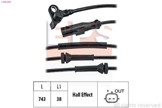 ΑΙΣΘΗΤΗΡΑΣ ABS RENAULT TWINGO II,WIND 1.  1960200 479100868R 8200415812