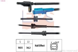ΑΙΣΘΗΤΗΡΑΣ ABS OPEL CROSSLAND X ALL 17  1960220 3637200