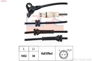 ΑΙΣΘΗΤΗΡΑΣ ABS FIAT PUNTO (188) 1.2 16V  1960224 46846931 131547 46531420