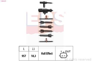 ΑΙΣΘΗΤΗΡΑΣ ABS ΟΠ. NISSAN QASHQAI II 1.2  1960231 479004EA0B 479004CE6A 479004CE2A 479004CB2A