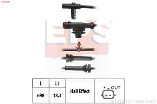 ΑΙΣΘΗΤΗΡΑΣ ABS ΟΠ. ΔΕΞ. RENAULT KADJAR 1  1960251 479506725R