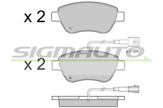 ΤΑΚ. ALFA ROMEO MITO-FIAT PUNTO EVO 09-  SPB425 71770118 77365543 8660001641 1609253280 8660004549 4254C8 77365857 1617283380 77366135 77365465 71770098 77366134