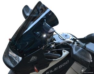Double Bubble Ζελατίνα Ανεμοθώρακας Παμπρίζ KAWASAKI KLE 500 1995-2002 Touring 50% Φιμε 45cm