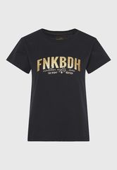 Funky Buddha Γυναικείο Μακρυμάνικο T-Shirt με Τύπωμα FBL010-115-04