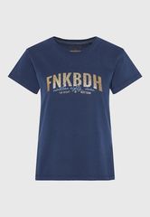 Funky Buddha Γυναικείο Μακρυμάνικο T-Shirt με Τύπωμα FBL010-115-04