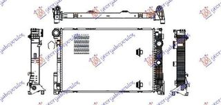 Ψυγείο Νερού 3.0-3.5 Βενζίνη/2.1-2.2-3.0 CDI (64x43x34) (Mahle Behr) Mercedes-Benz C-Class (W204) 2007-2011