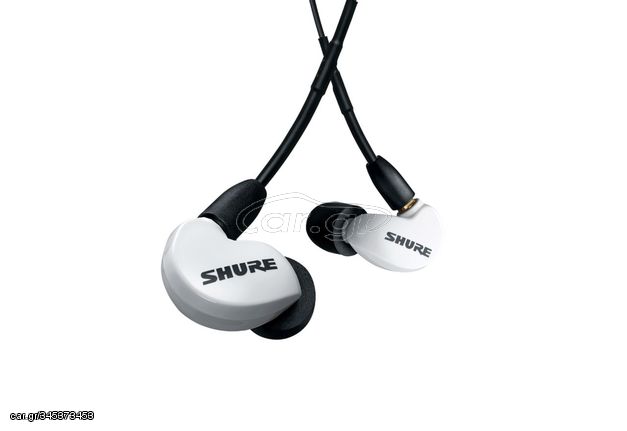 Shure AONIC 215 - in-ear headphones with single transducer and 3.5mm cable (white)