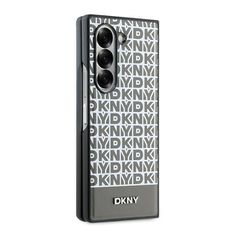 DKNY Repeat Pattern Bottom Stripe Case for Samsung Galaxy Z Fold 6 - Brown-thumb-4